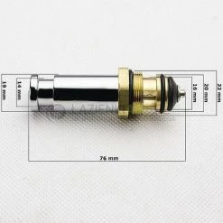 Inverseur De Rechange Pour Mitigeurs Bain Paffoni ZDEV090CR | Déviateur -PAFFONI Soldes 10330660 2