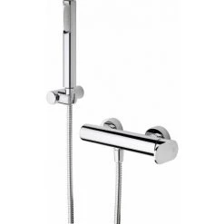 Mitigeur De Douche Externe Avec Set De Douche Paffoni CA168DCR | Chromé - Chromé