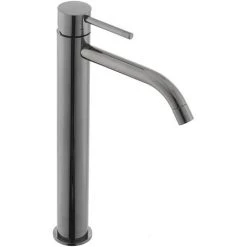 Paffoni Light Mitigeur XL De Lavabo Avec Mousseur M24x1 Et Cartouche 25mm, Nickel Noir (LIG081NKN)