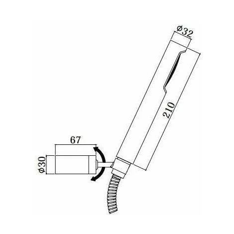 Ensemble De Douche En ABS Avec Support Mural Réglable Paffoni Birillo ZDUP036CR | Chromé - Chromé 4 Ensemble De Douche En ABS Avec Support Mural Réglable Paffoni Birillo ZDUP036CR | Chromé - Chromé – Image 2
