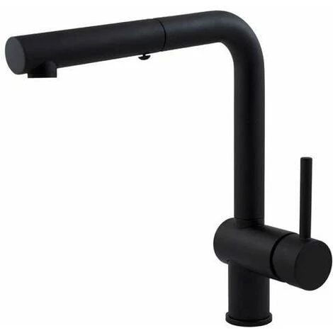 Mitigeur D'évier De Cuisine Avec Douche Extractible à Double Jet Paffoni Light LIG285 | Noir Mat - Noir Mat 2 Mitigeur D'évier De Cuisine Avec Douche Extractible à Double Jet Paffoni Light LIG285 | Noir Mat - Noir Mat