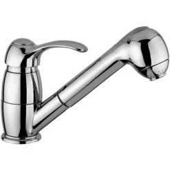 Mitigeur D'évier Monotrou Avec Douchette à 2 Jets Modèle FA183CR De Paffoni