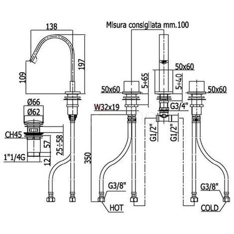 LEP119CR De Paffoni : Mitigeur De Bidet Sans Bonde Et Aérateur à Encastrer 4 LEP119CR De Paffoni : Mitigeur De Bidet Sans Bonde Et Aérateur à Encastrer – Image 2