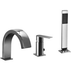 Paffoni Tango Mitigeur Baignoire Avec Inverseur Et Bec Cascade 3 Trous