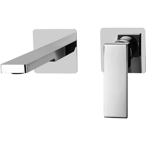 Mitigeur De Lavabo à Encastrer Paffoni Elle Avec Bec Et Plaques En Acier 3 Mitigeur De Lavabo à Encastrer Paffoni Elle Avec Bec Et Plaques En Acier