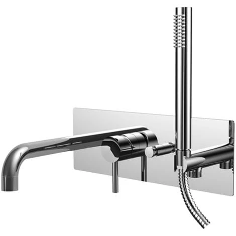 Mitigeur Bain-douche à Encastrer 2 Sorties Paffoni Light Avec Plaque 350x120 Mm 3 Mitigeur Bain-douche à Encastrer 2 Sorties Paffoni Light Avec Plaque 350x120 Mm