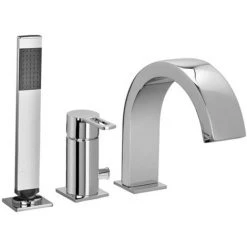 Paffoni Ringo West Mitigeur De Baignoire Avec Inverseur Et Bec Cascade à 3 Trous