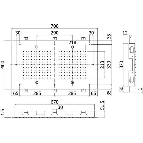 Paffoni Memphis Pommeau De Douche Encastré Rectangulaire 70x40 Cm Avec Nébuliseur 4 Paffoni Memphis Pommeau De Douche Encastré Rectangulaire 70x40 Cm Avec Nébuliseur – Image 2
