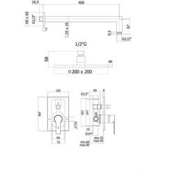 PAFFONI Composition De Douche RED Avec Pomme De Douche Carrée, Mitigeur Avec Inverseur Et Ensemble Duplex 5 PAFFONI Composition De Douche RED Avec Pomme De Douche Carrée, Mitigeur Avec Inverseur Et Ensemble Duplex -PAFFONI Soldes 18081383 2