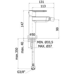 Paffoni Candy Mitigeur De Bidet Chromé Sans Vidage 7 Paffoni Candy Mitigeur De Bidet Chromé Sans Vidage -PAFFONI Soldes 18108462 3