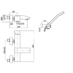 Mitigeur De Salle De Bain Paffoni Level, Lavabo, Bidet Et Baignoire Avec Duplex -PAFFONI Soldes 18153438 5