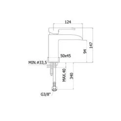 Mitigeur Lavabo Cascade Paffoni Level LES065CR 5 Mitigeur Lavabo Cascade Paffoni Level LES065CR -PAFFONI Soldes 18153440 2