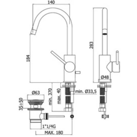 Mitigeur Lavabo Avec Bec Orientable Paffoni Light Avec Bonde 5 Mitigeur Lavabo Avec Bec Orientable Paffoni Light Avec Bonde – Image 3
