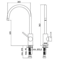 Mitigeur évier Monotrou Avec Bec Orientable Paffoni Light LIG180CR 7 Mitigeur évier Monotrou Avec Bec Orientable Paffoni Light LIG180CR -PAFFONI Soldes 18153454 3