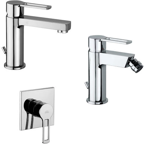 Paffoni Ringo Lavabo, Bidet Et Mitigeur De Douche 3 Paffoni Ringo Lavabo, Bidet Et Mitigeur De Douche