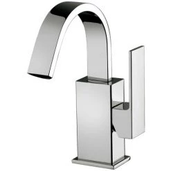 Mitigeur De Bidet En Laiton Chromé Poli Sans Vidage Paffoni Elle Avec Bec Orientable