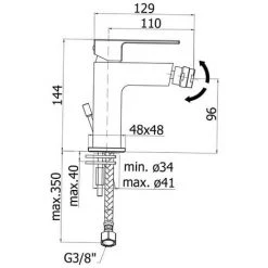Mitigeur De Bidet Paffoni Effe Sans Vidage -PAFFONI Soldes 18232024 2