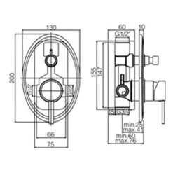 Mitigeur Lavabo Paffoni Berry Avec Bonde, Bidet Avec Bonde Et Douche Avec Inverseur 7 Mitigeur Lavabo Paffoni Berry Avec Bonde, Bidet Avec Bonde Et Douche Avec Inverseur -PAFFONI Soldes 18525548 2