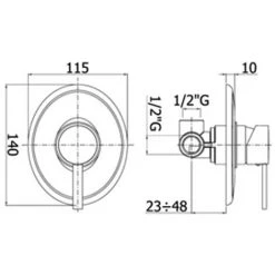 Mitigeur Lavabo Paffoni Berry Avec Bonde, Bidet Avec Bonde Et Douche -PAFFONI Soldes 18525551 3