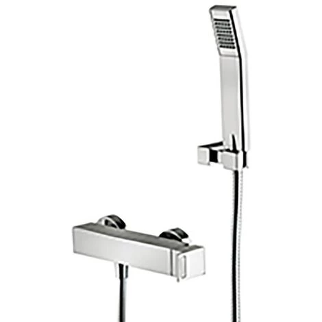 Paffoni Effe Mitigeur De Douche En Laiton Chromé Poli Complet Avec Set De Douche 3 Paffoni Effe Mitigeur De Douche En Laiton Chromé Poli Complet Avec Set De Douche