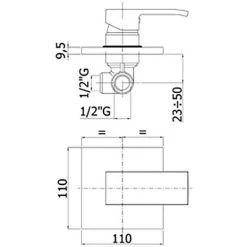 Paffoni Mod. LEVEL Mitigeur De Douche à Encastrer -PAFFONI Soldes 18525577 3