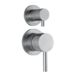 Mitigeur De Douche à Encastrer Avec Inverseur En Acier Inoxydable Paffoni Steel