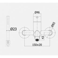 Mitigeur Bain Avec Set De Douche Paffoni Steel En Acier Inoxydable Satiné -PAFFONI Soldes 18525655 3
