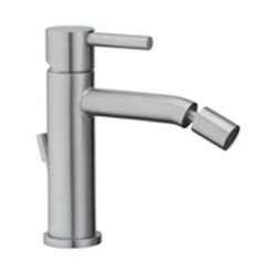 Mitigeur De Bidet Paffoni Steel Avec Vidange En Acier Inoxydable Satiné