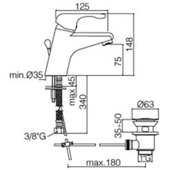 Mitigeur Lavabo Paffoni Denver Avec Bonde -PAFFONI Soldes 18525852 3