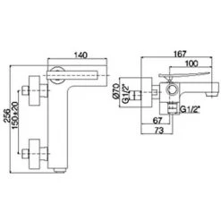 Paffoni Elys Mitigeur De Baignoire En Laiton Chromé Poli Avec Set De Douche -PAFFONI Soldes 18525891 2