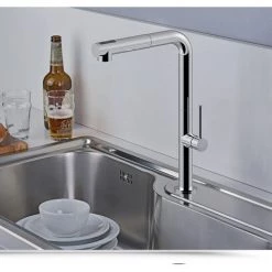 Mitigeur De Cuisine Avec Douchette Extractible Paffoni Chef CH985CR