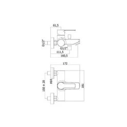 Paffoni Mitigeur Bain/douche Rouge Avec Douchette Duplex 7 Paffoni Mitigeur Bain/douche Rouge Avec Douchette Duplex -PAFFONI Soldes 19857939 3