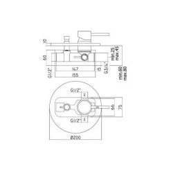 Mitigeur De Douche à Encastrer Paffoni Stick Avec Inverseur Automatique -PAFFONI Soldes 19857946 3