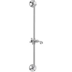 Paffoni Ricordi Set De Douche Vintage Avec Barre De Douche 60cm, Chrome (ZSAL010) -PAFFONI Soldes 34739443 3
