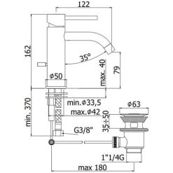 Paffoni Light Mitigeur Lavabo En Laiton Chromé Avec Vidage Clic-clac -PAFFONI Soldes 37979485 3