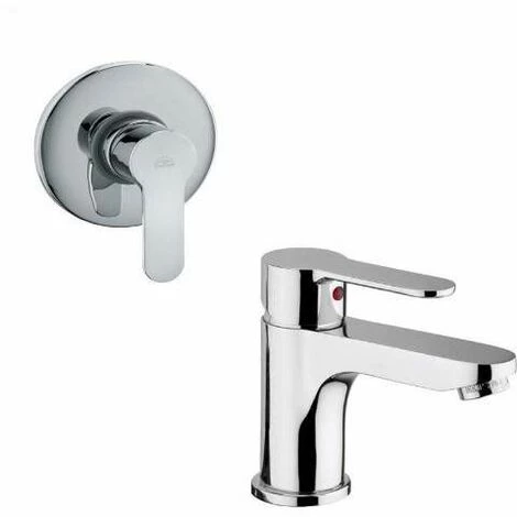 Miscelatore Per Lavabo E Incasso Doccia In Colore Cromo Paffoni KITBLU1 | Chromé - Chromé 3 Miscelatore Per Lavabo E Incasso Doccia In Colore Cromo Paffoni KITBLU1 | Chromé - Chromé