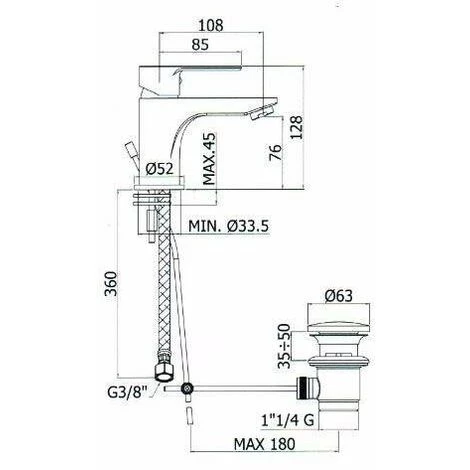 Miscelatore Per Lavabo E Incasso Doccia In Colore Cromo Paffoni KITBLU1 | Chromé - Chromé 4 Miscelatore Per Lavabo E Incasso Doccia In Colore Cromo Paffoni KITBLU1 | Chromé - Chromé – Image 2
