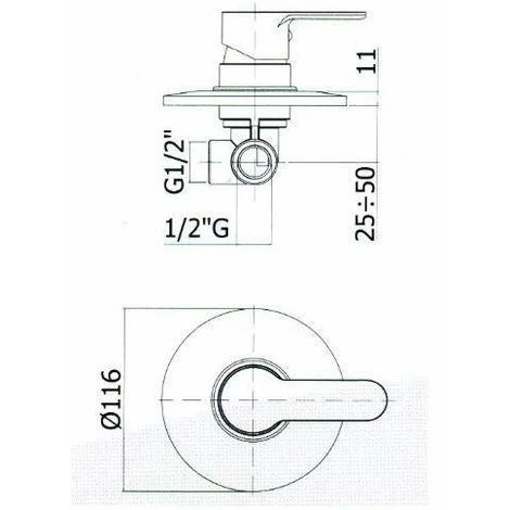 Miscelatore Per Lavabo E Incasso Doccia In Colore Cromo Paffoni KITBLU1 | Chromé - Chromé 5 Miscelatore Per Lavabo E Incasso Doccia In Colore Cromo Paffoni KITBLU1 | Chromé - Chromé – Image 3