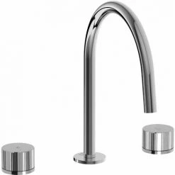 Mitigeur Lavabo 3 Trous Avec Bec Réglable Paffoni Jo JO052CR-JO052NO | Chromé - Sans Vidage - Chromé