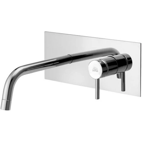 Mitigeur Lavabo à Encastrer Avec Plaque En Acier Et Bec Mural 248 Mm Paffoni Light Chrome 3 Mitigeur Lavabo à Encastrer Avec Plaque En Acier Et Bec Mural 248 Mm Paffoni Light Chrome