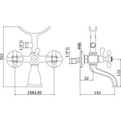 Mélangeur Externe De Bain / Douche Paffoni Iris-Viola IRV023- VLV023 | Chromé - Viola - Chromé -PAFFONI Soldes 4866408 3