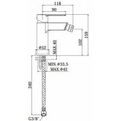 Mitigeur De Bidet Avec Levier Ouvert Paffoni Ringo RIN131CR-RIN131NO | Chromé - RINGO - Sans Vidage - Chromé 5 Mitigeur De Bidet Avec Levier Ouvert Paffoni Ringo RIN131CR-RIN131NO | Chromé - RINGO - Sans Vidage - Chromé -PAFFONI Soldes 5008919 2