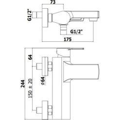 Mitigeur Bain-douche Duplex Paffoni RIN024 | Chromé - RINGO - Chromé -PAFFONI Soldes 5008938 3