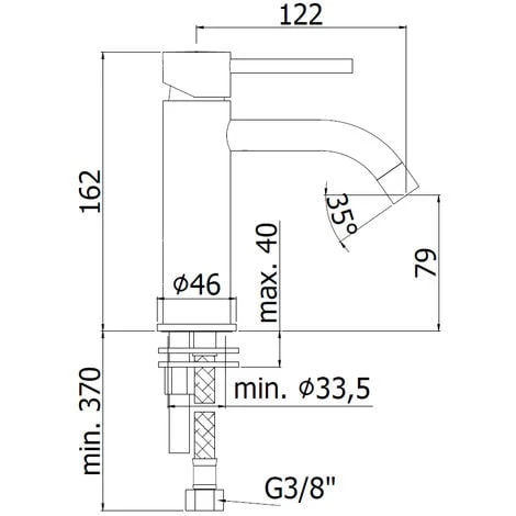 Mitigeur De Lavabo Paffoni Light Exclusive Edition En Laiton Finition Noir Mat 7 Mitigeur De Lavabo Paffoni Light Exclusive Edition En Laiton Finition Noir Mat – Image 5