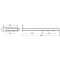 Pommeau De Douche Mural En Métal Paffoni Free 500x160 Cm -PAFFONI Soldes 50666782 3