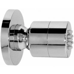 Pommeau De Douche Cylindrique Avec Joint Mural En Métal Chromé Paffoni ZSOF061CR