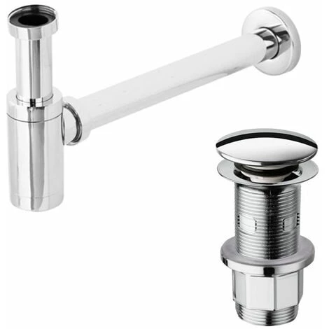 PAFFONI Kit D'installation Pour Lavabo Avec Siphon Design Et Bonde Clic-clac 3 PAFFONI Kit D'installation Pour Lavabo Avec Siphon Design Et Bonde Clic-clac