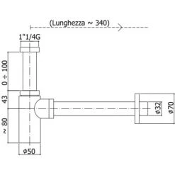 PAFFONI Kit D'installation Pour Lavabo Avec Siphon Design Et Bonde Clic-clac 11 PAFFONI Kit D'installation Pour Lavabo Avec Siphon Design Et Bonde Clic-clac -PAFFONI Soldes 50947037 5