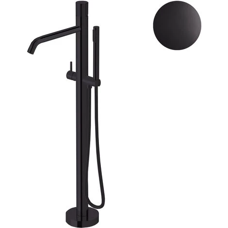 Mitigeur Bain Au Sol Avec Douchette Paffoni Jo Black Matt 3 Mitigeur Bain Au Sol Avec Douchette Paffoni Jo Black Matt