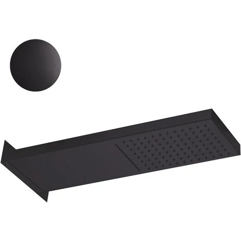 Pomme De Douche En Métal Avec Double Jet Pluie Et Cascade Paffoni Cascade Nero Opaco 3 Pomme De Douche En Métal Avec Double Jet Pluie Et Cascade Paffoni Cascade Nero Opaco